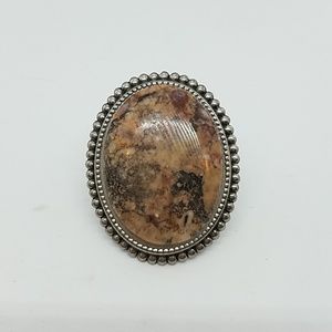 GASOLINE GLAMOUR Jewelry - Sun jasper cocktail ring sample GASOLINE GLAMOUR Jewelry - Sun jasper cocktail ring sample